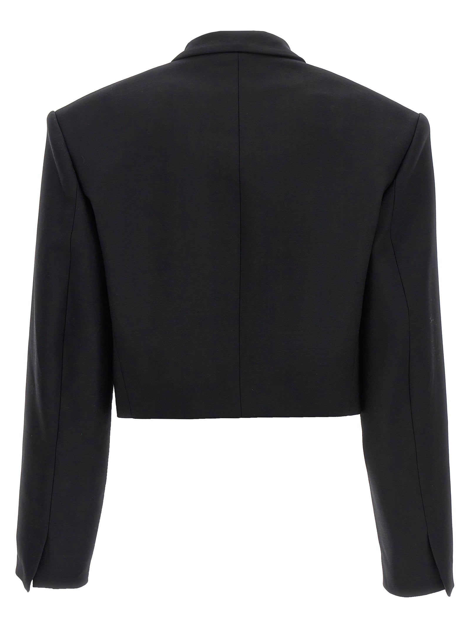 David Koma Cropped Blazer Black