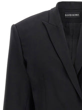 David Koma Cropped Blazer Black