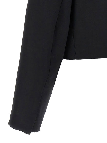 David Koma Cropped Blazer Black