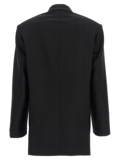 David Koma Tailored Tuxedo Blazer Black