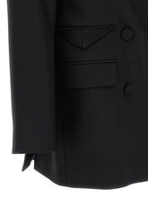 David Koma Tailored Tuxedo Blazer Black