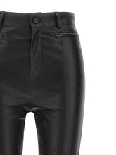 David Koma Napa Leather Leggings Black
