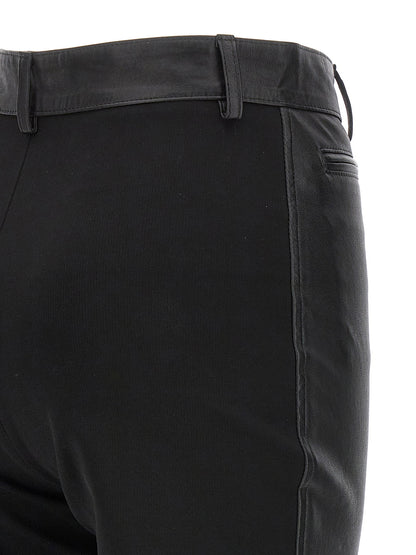 David Koma Napa Leather Leggings Black