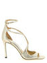 Jimmy Choo Azia Sandals Gold