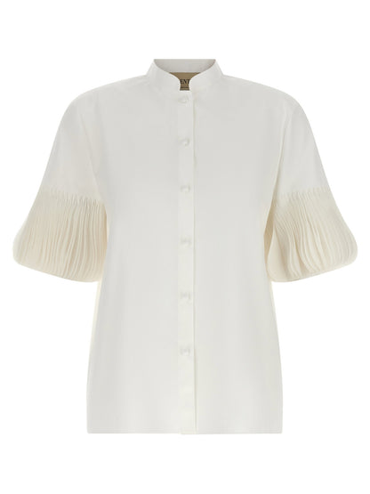Valentino Garavani Poplin Embroidered Shirt White