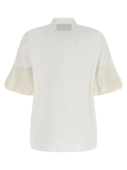 Valentino Garavani Poplin Embroidered Shirt White