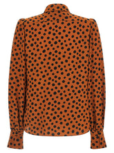 Valentino Garavani Polka Dot Print Shirt Orange