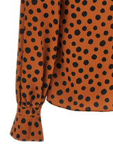Valentino Garavani Polka Dot Print Shirt Orange