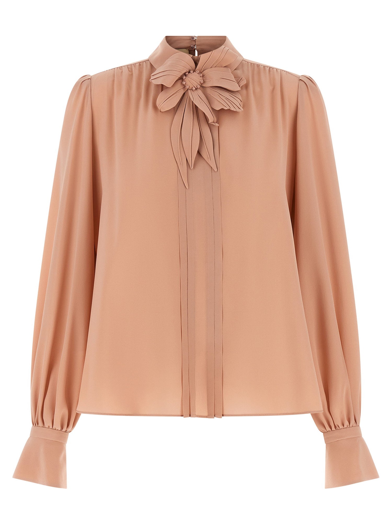 Valentino Garavani Crêpe Top Pink