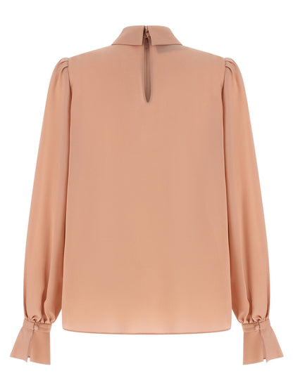 Valentino Garavani Crêpe Top Pink