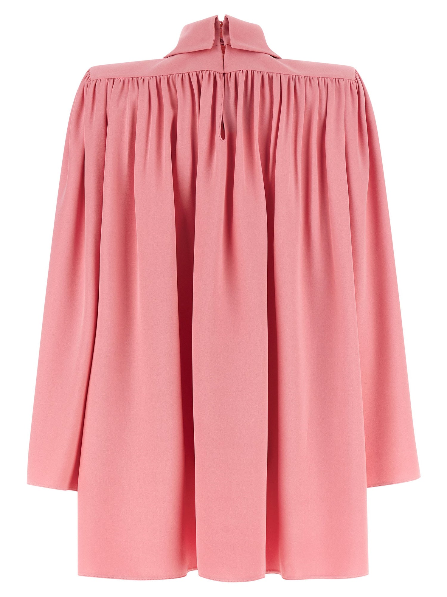 Valentino Garavani Cady Couture Pleated Shirt Pink
