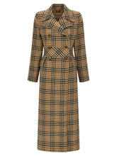 Valentino Garavani Houndstooth Wool Coat Brown