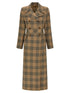 Valentino Garavani Houndstooth Wool Coat Brown