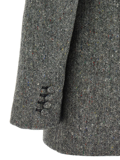 Valentino Garavani Double-breasted Blazer Gray