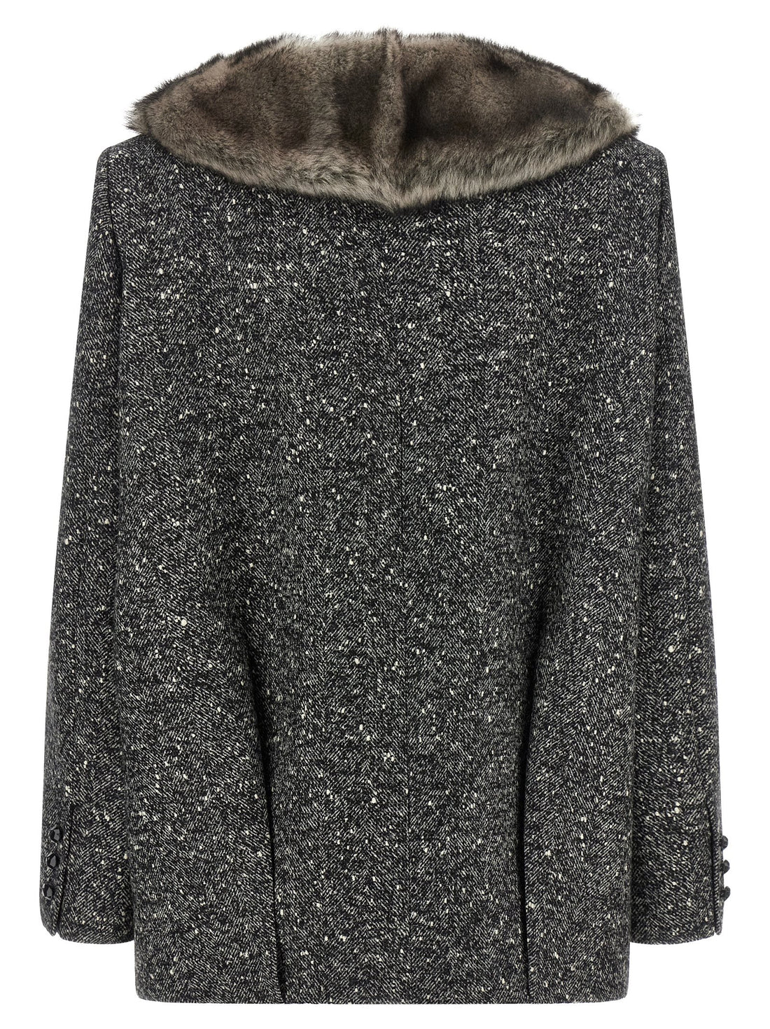 Valentino Garavani Mossi Caban White/Black