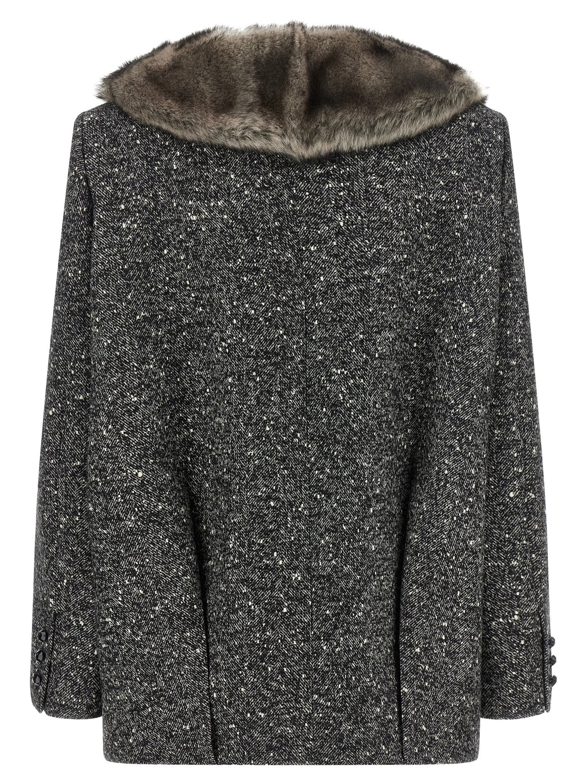 Valentino Garavani Mossi Caban White/Black