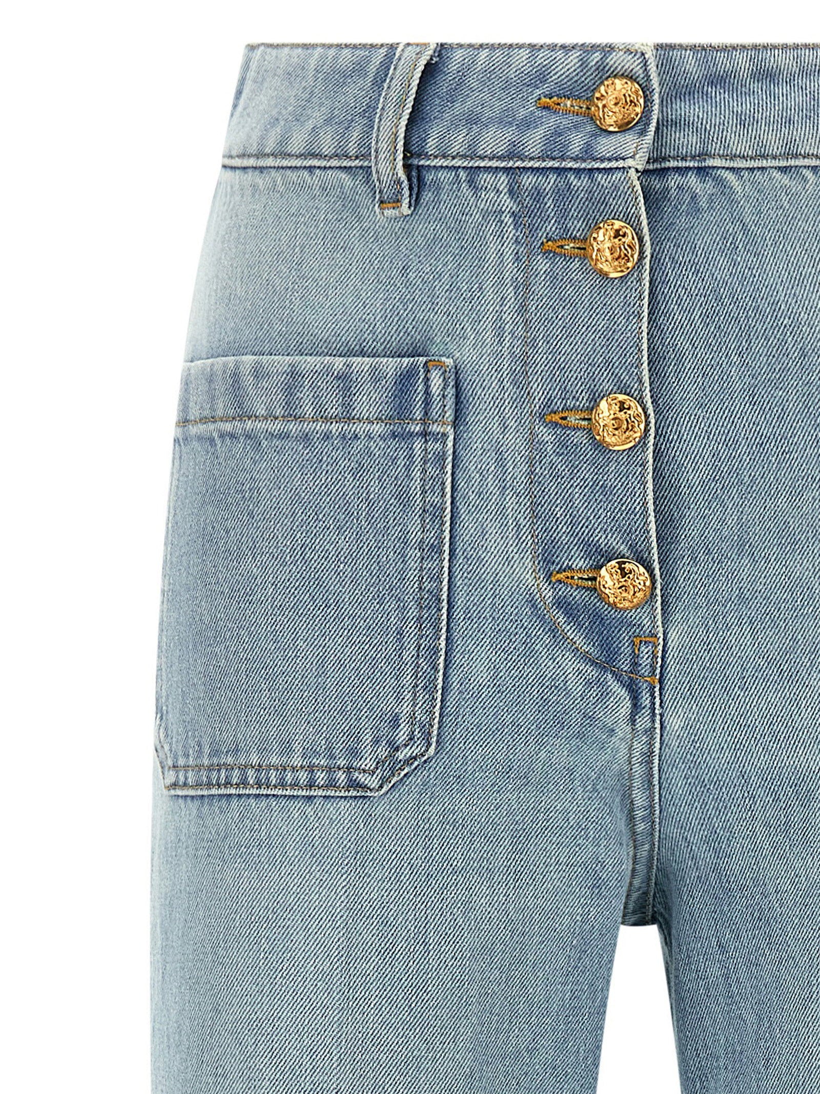 Valentino Garavani High Waist Jeans Light blue