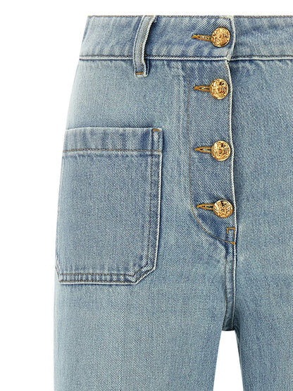 Valentino Garavani High Waist Jeans Light blue