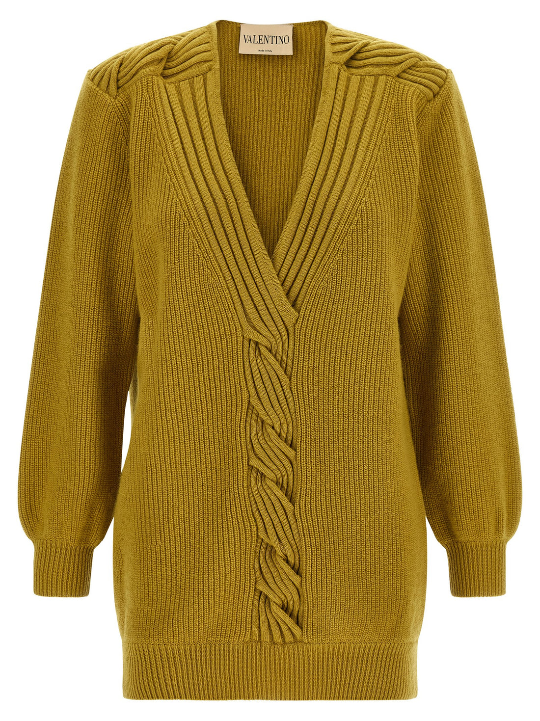Valentino Garavani Weave Sweater Yellow