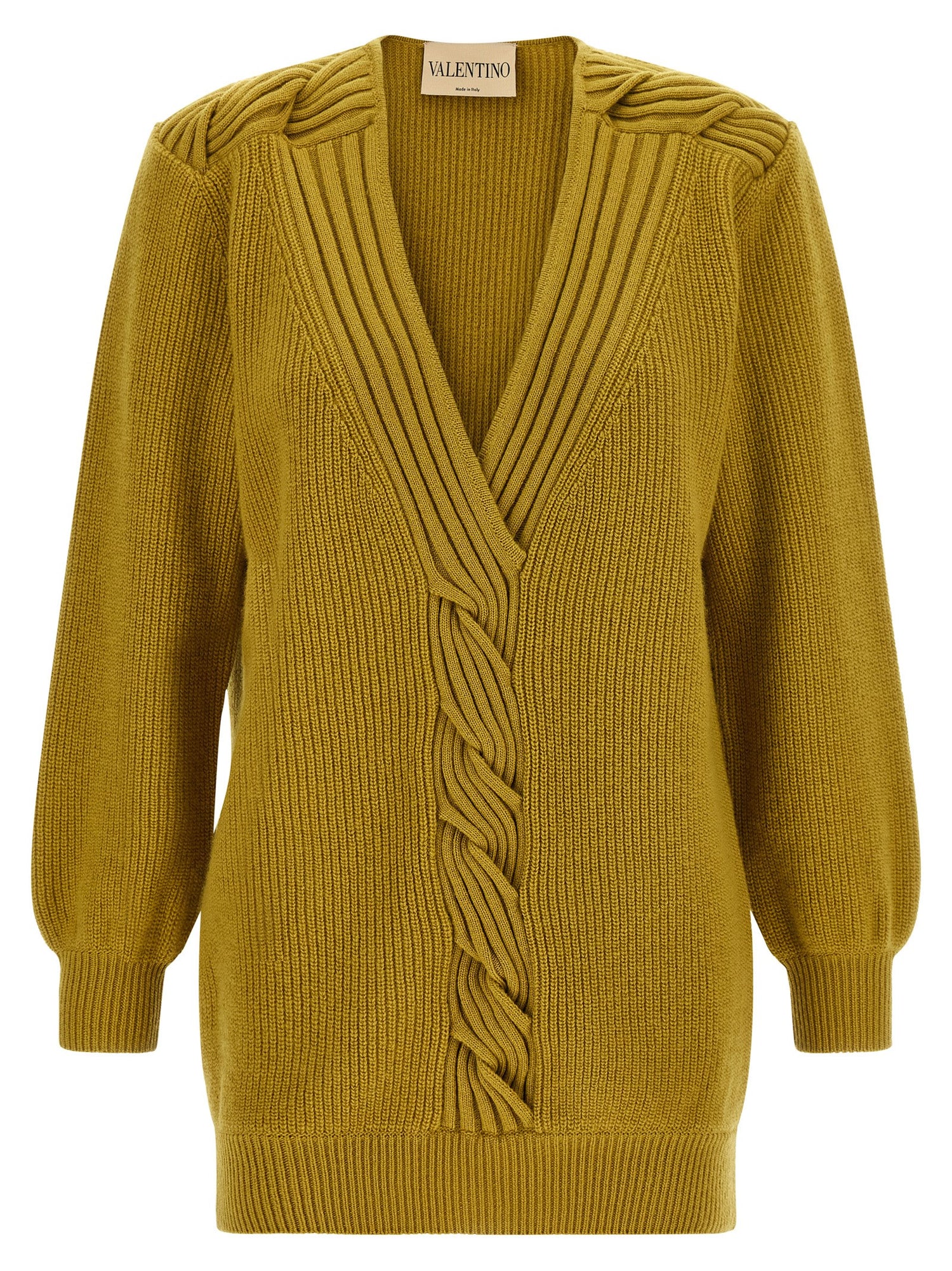 Valentino Garavani Weave Sweater Yellow