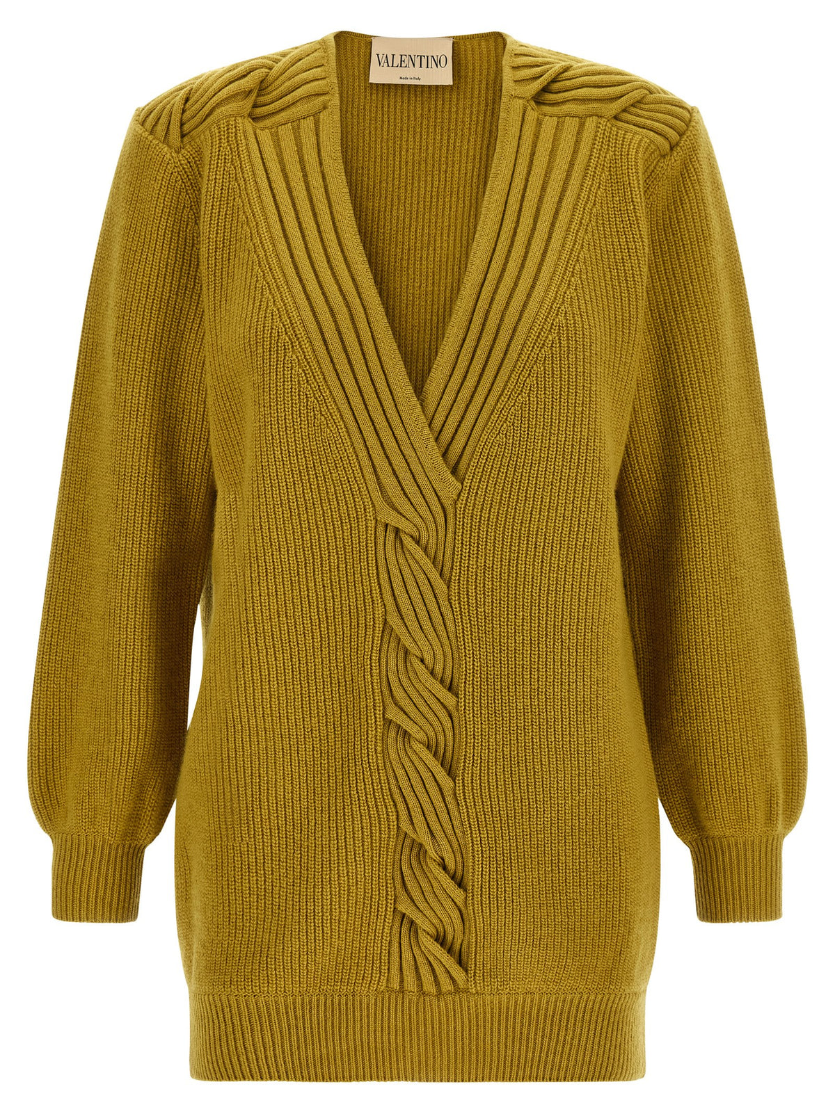 Valentino Garavani Weave Sweater Yellow
