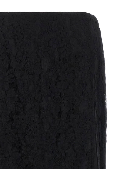 Valentino Garavani Lace Skirt Black