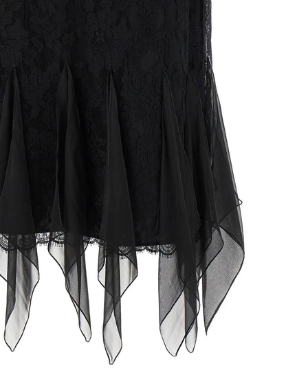 Valentino Garavani Lace Skirt Black