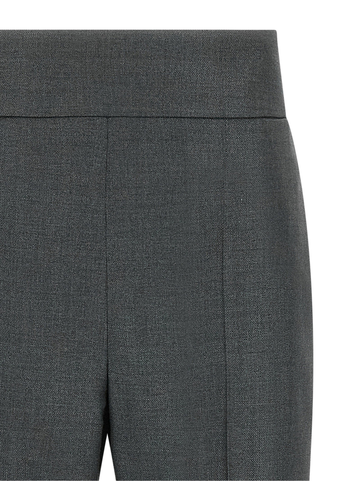 Valentino Garavani Textured Silk Wool Pants Gray