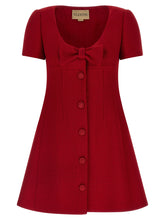 Valentino Garavani Bow Dress Red