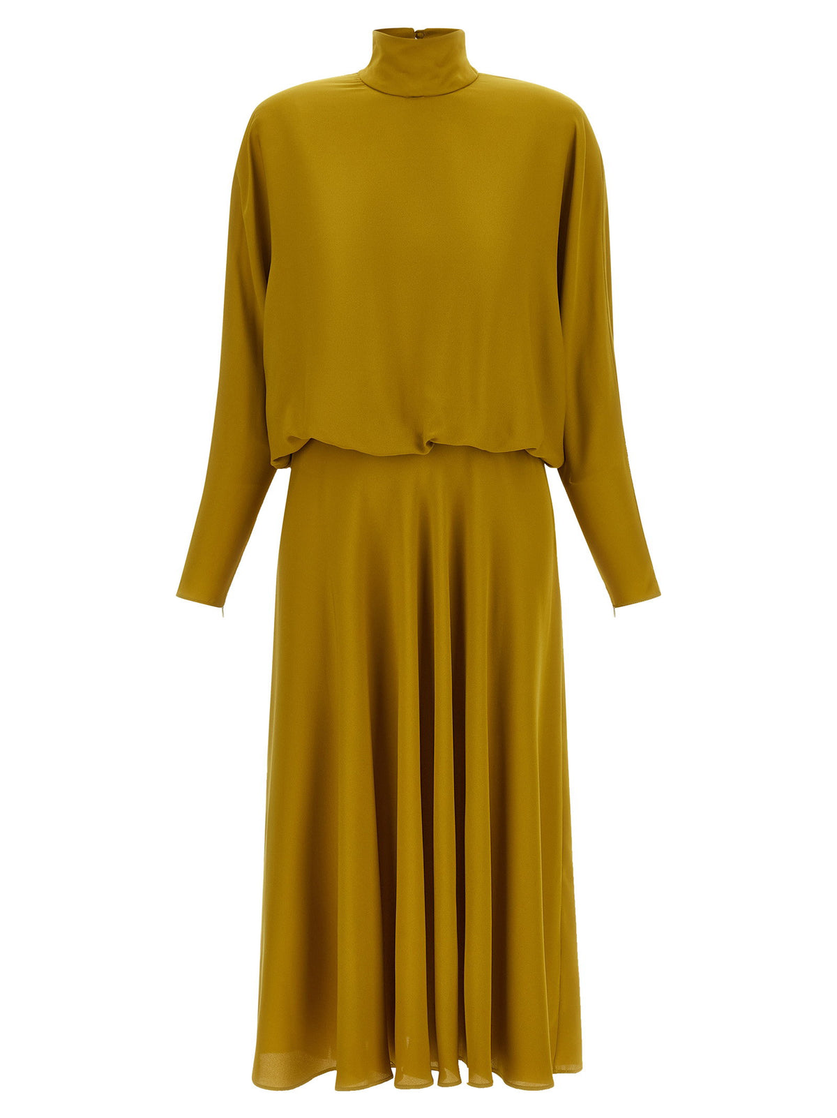 Valentino Garavani Georgette Dress Green