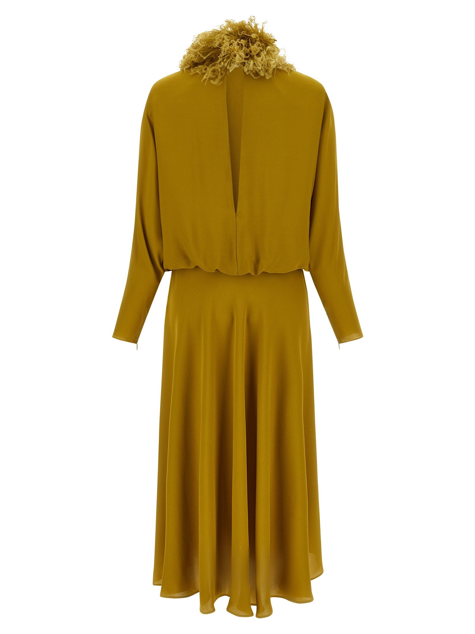Valentino Garavani Georgette Dress Green