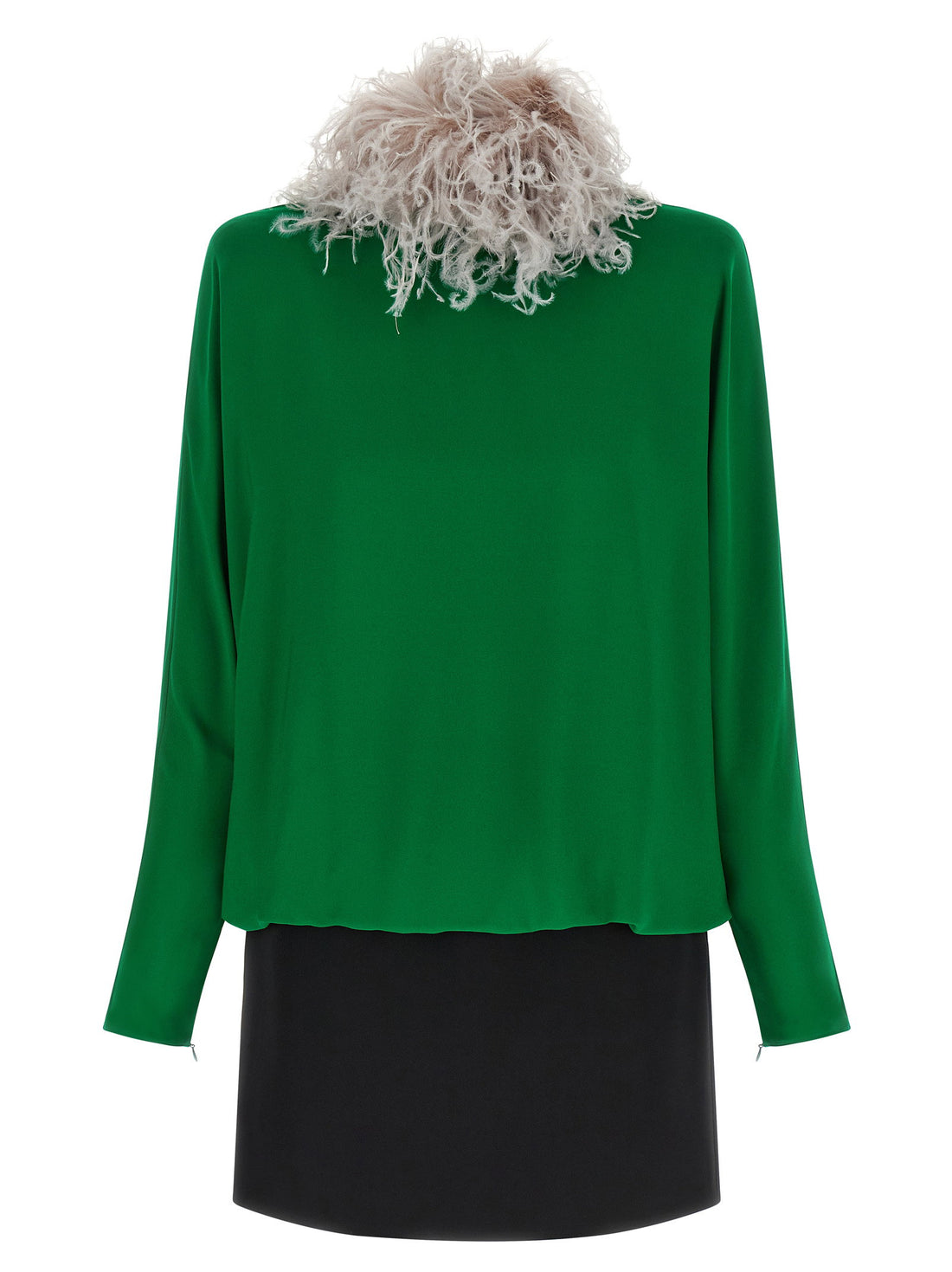 Valentino Garavani Georgette Dress Green
