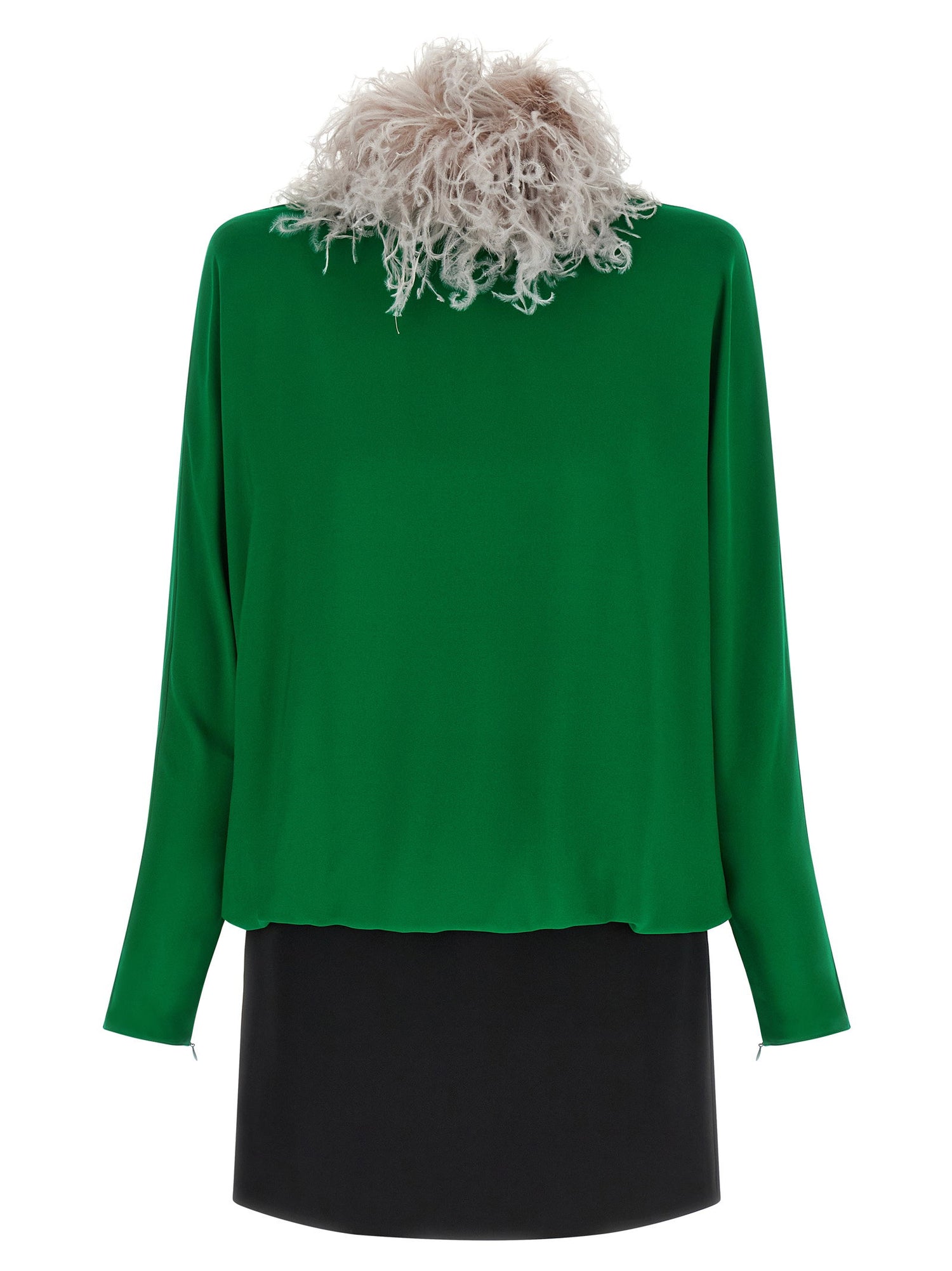 Valentino Garavani Georgette Dress Green