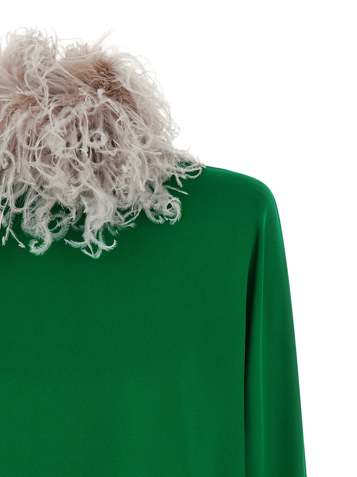 Valentino Garavani Georgette Dress Green