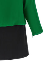 Valentino Garavani Georgette Dress Green
