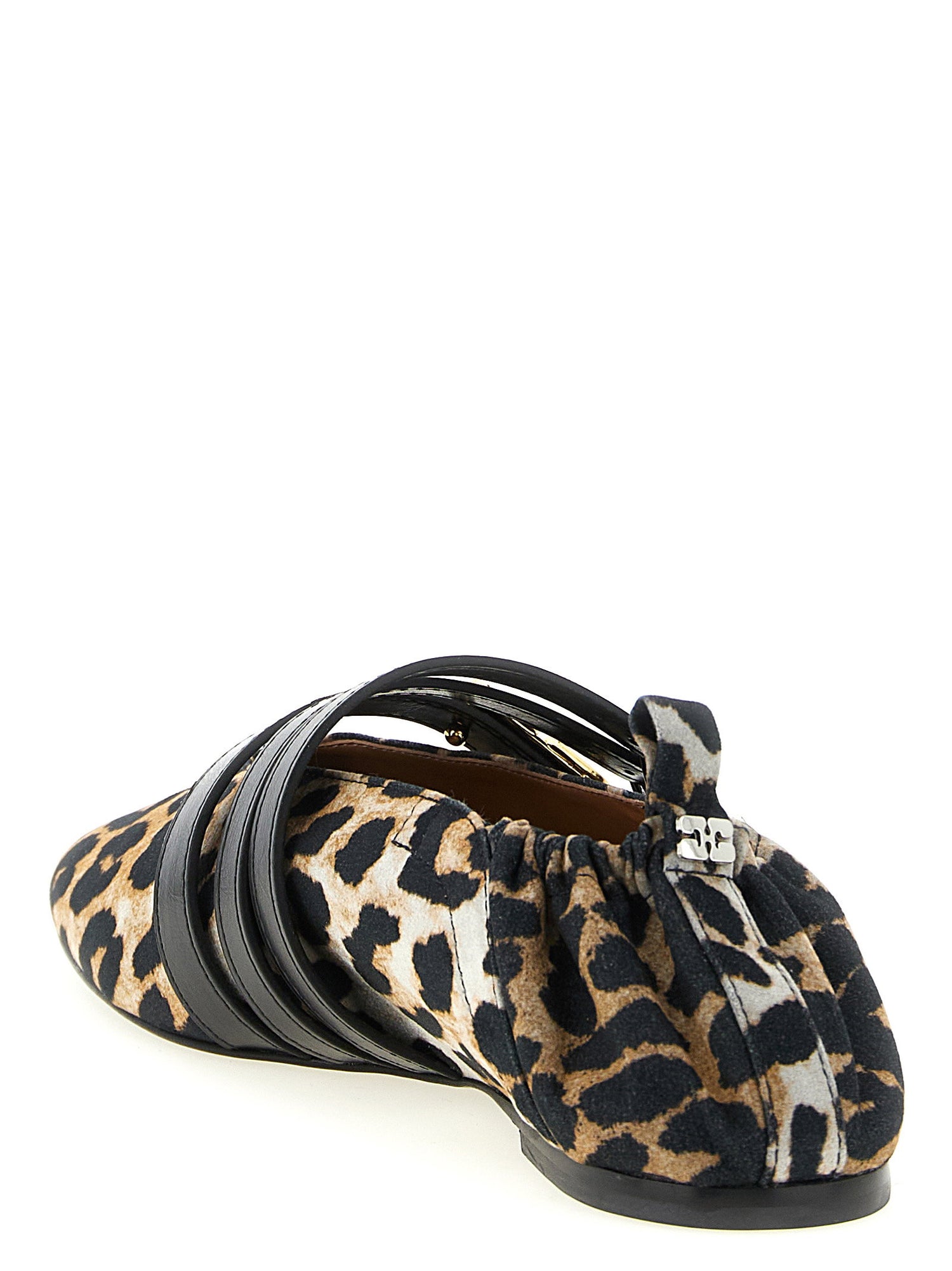 Ganni Sue Triple Ballet Flats Multicolor