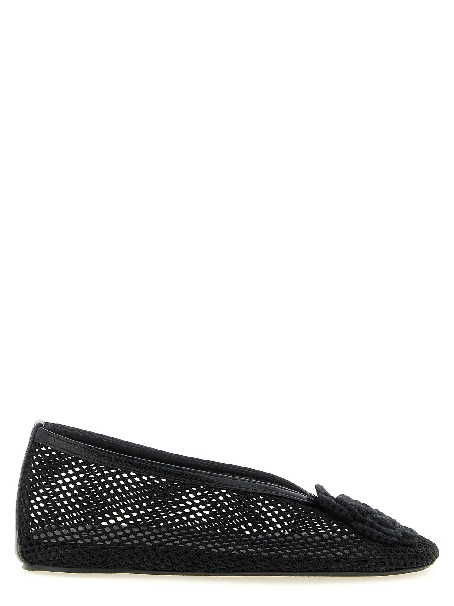 Ganni Jenny Ballet Flats Black