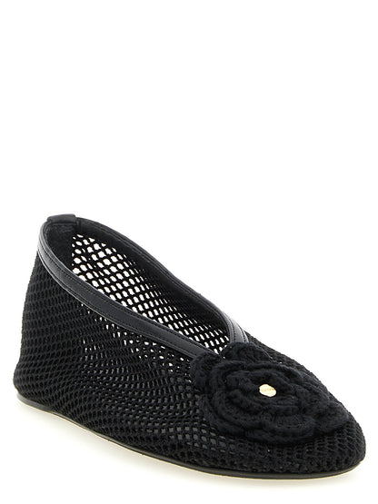 Ganni Jenny Ballet Flats Black