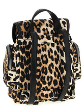 Ganni Animalier Bucky Backpack Brown