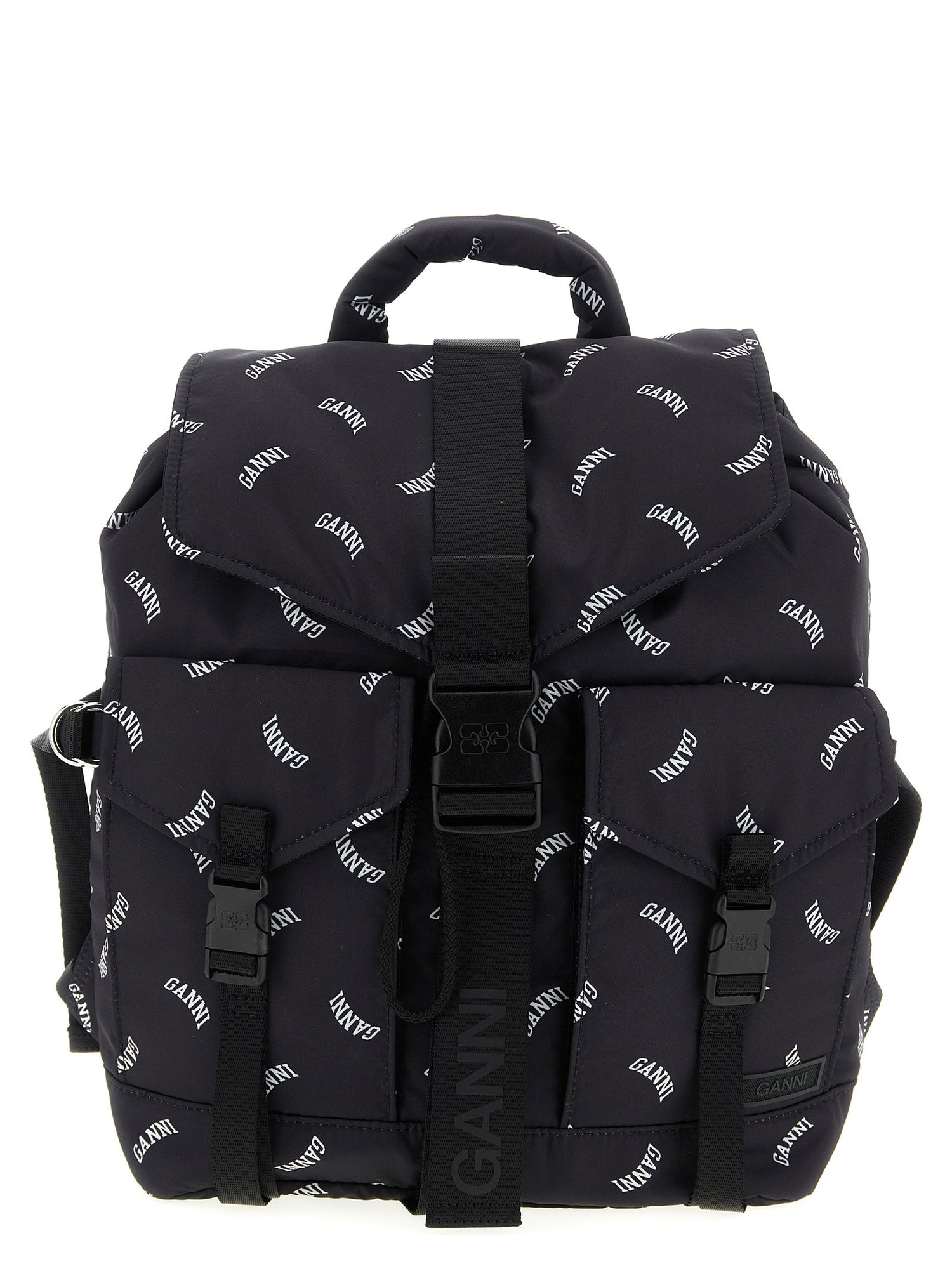 Ganni Re-tech Backpack Black