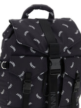 Ganni Re-tech Backpack Black