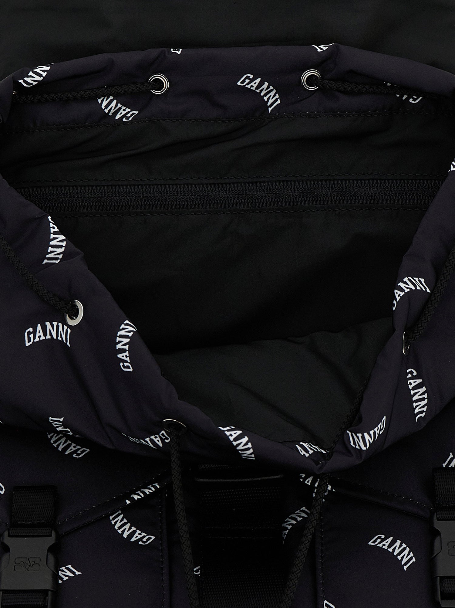 Ganni Re-tech Backpack Black