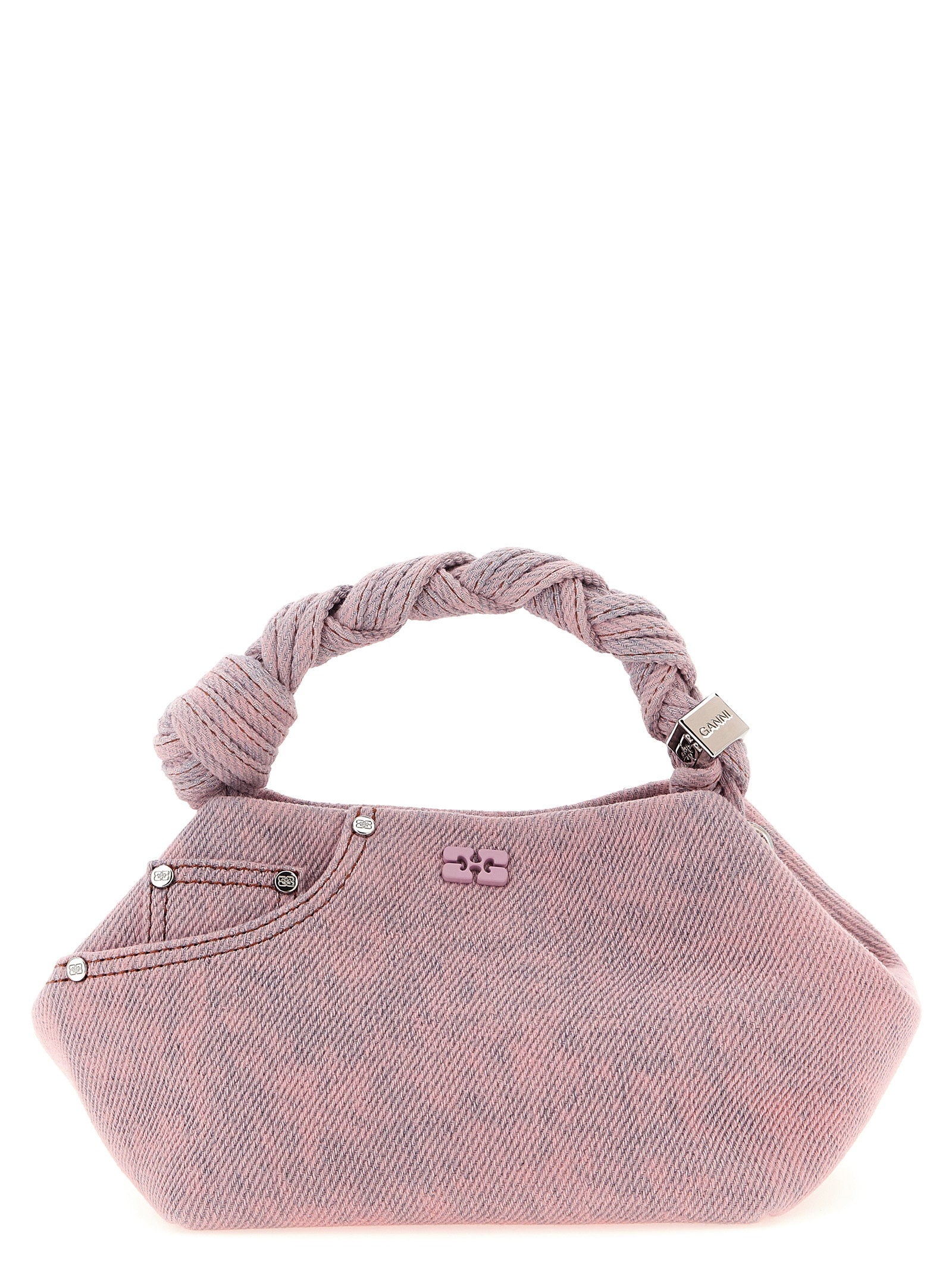 Ganni Bou Small Handbag Pink