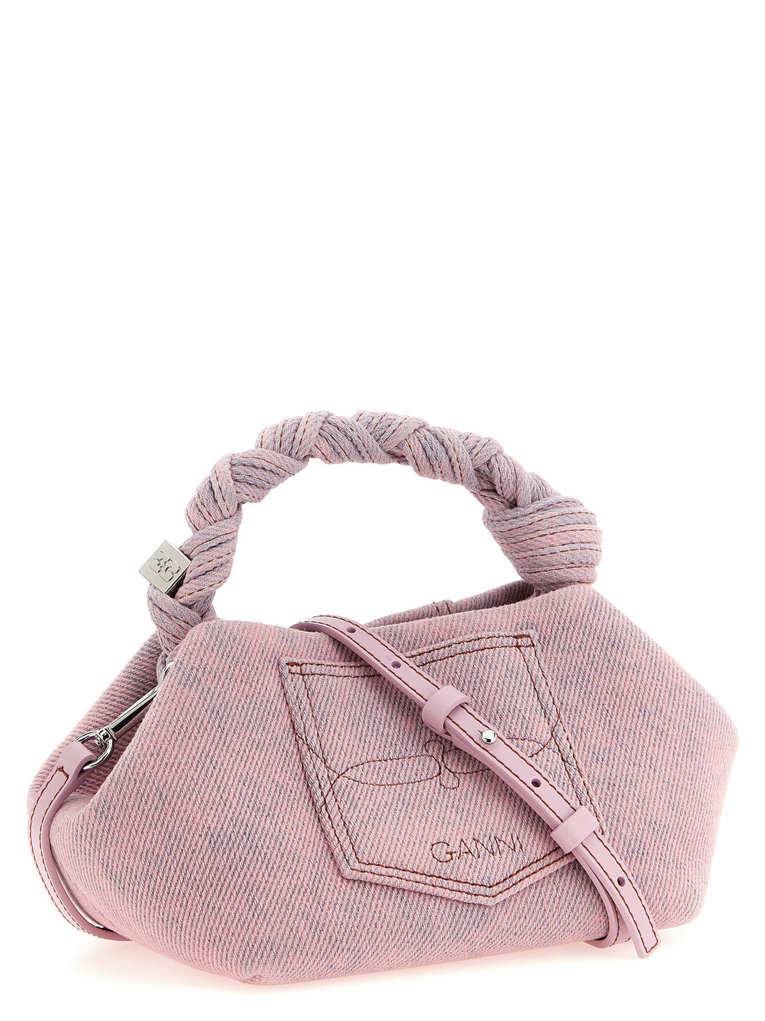Ganni Bou Small Handbag Pink