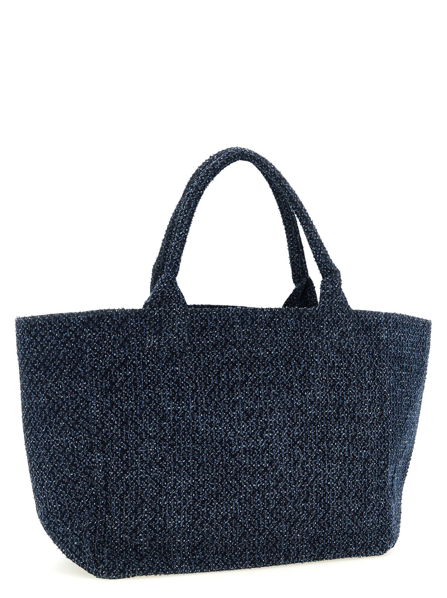 Ganni Medium Bear Shopping Bag Blue