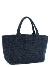 Ganni Medium Bear Shopping Bag Blue