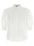 Valentino Garavani Macramé Insert Shirt White
