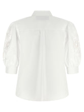Valentino Garavani Macramé Insert Shirt White