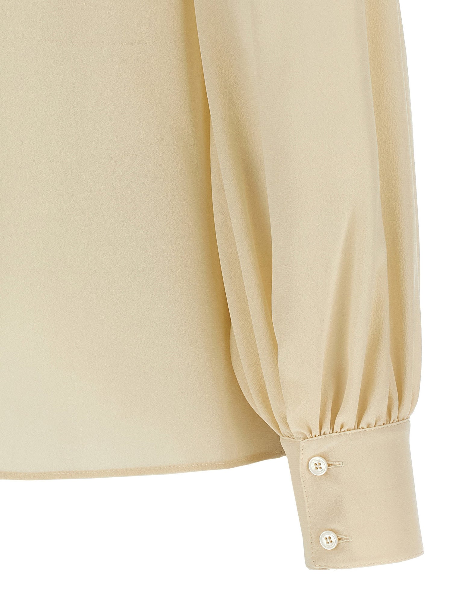Valentino Garavani Bow Shirt Beige