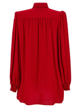 Valentino Garavani Silk Shirt With Bow Red